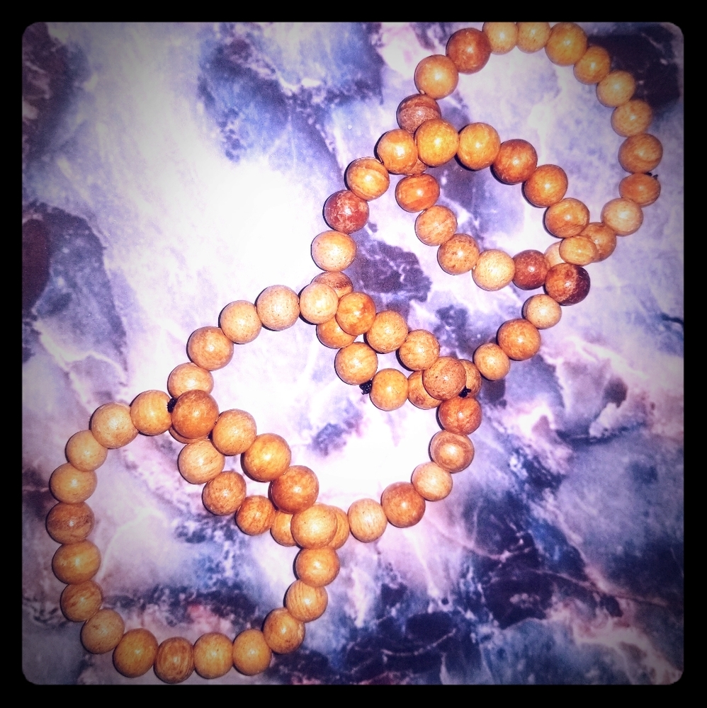 Palo Santo Beaded Bracelet